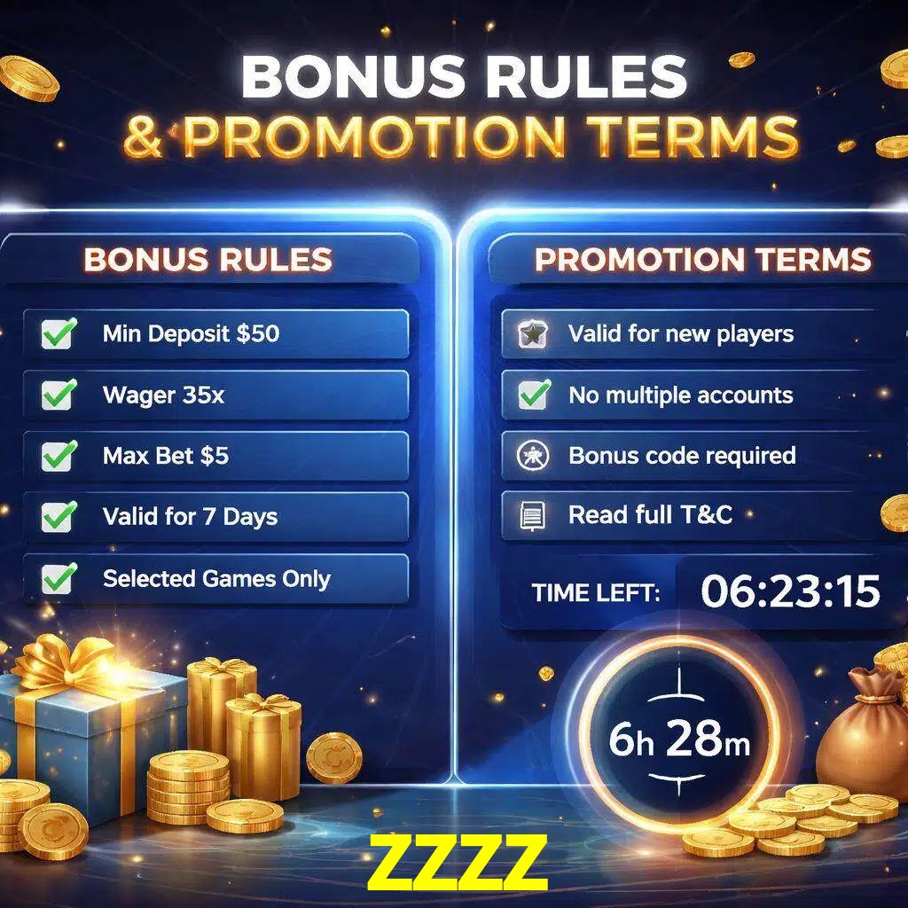 Reglas de promoción zzzz y condiciones de bonos explicadas visualmente