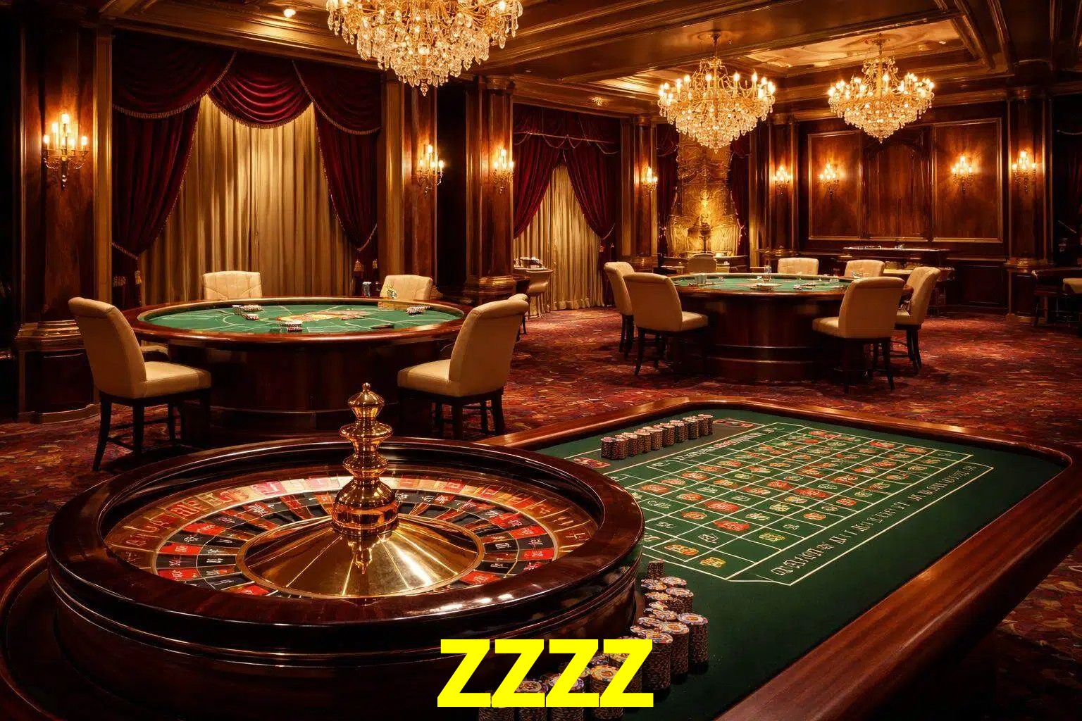 Una escena premium de mesa de casino en vivo con cartas, elementos de ruleta y un ambiente pulido de estudio de transmisión.